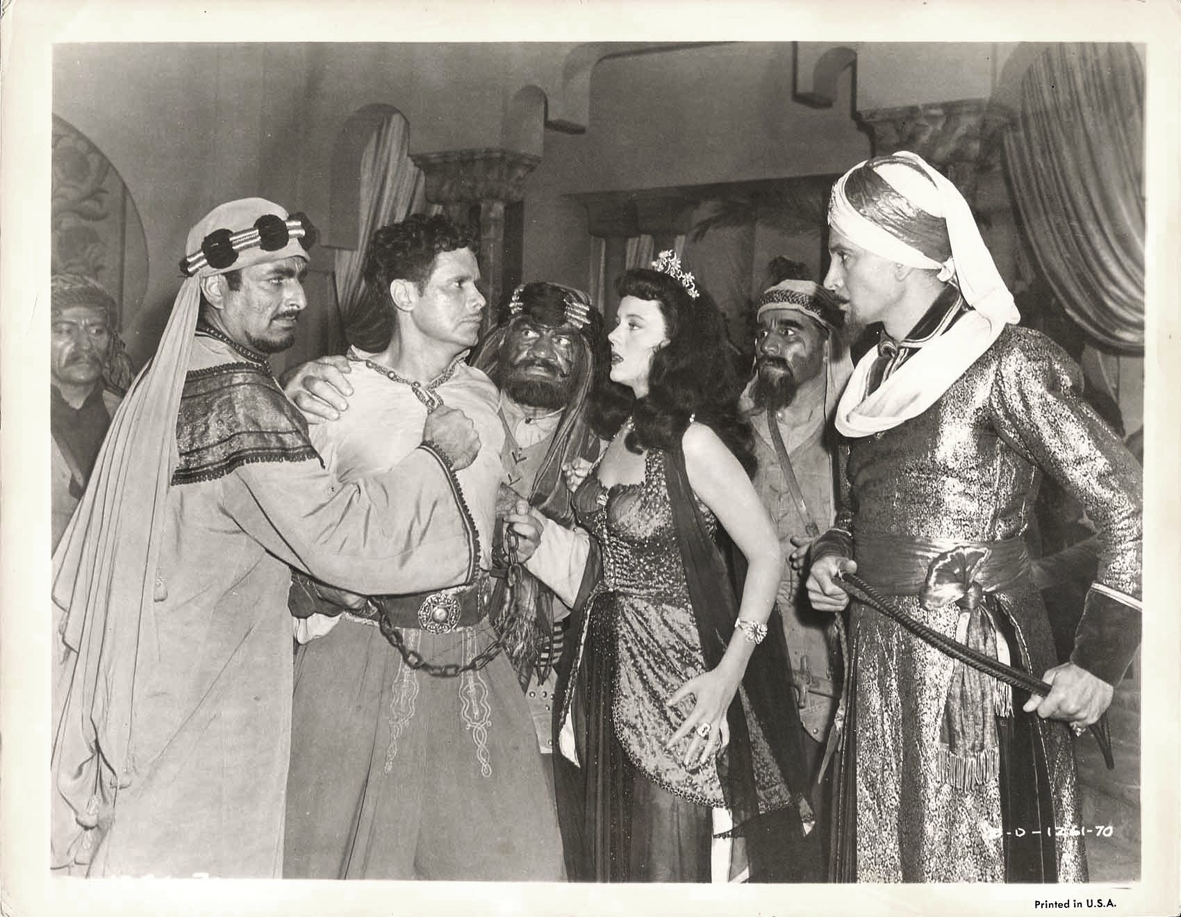 Peggy Castle And Arthur Blake In Harem Girl Original Vintage Photo 1952